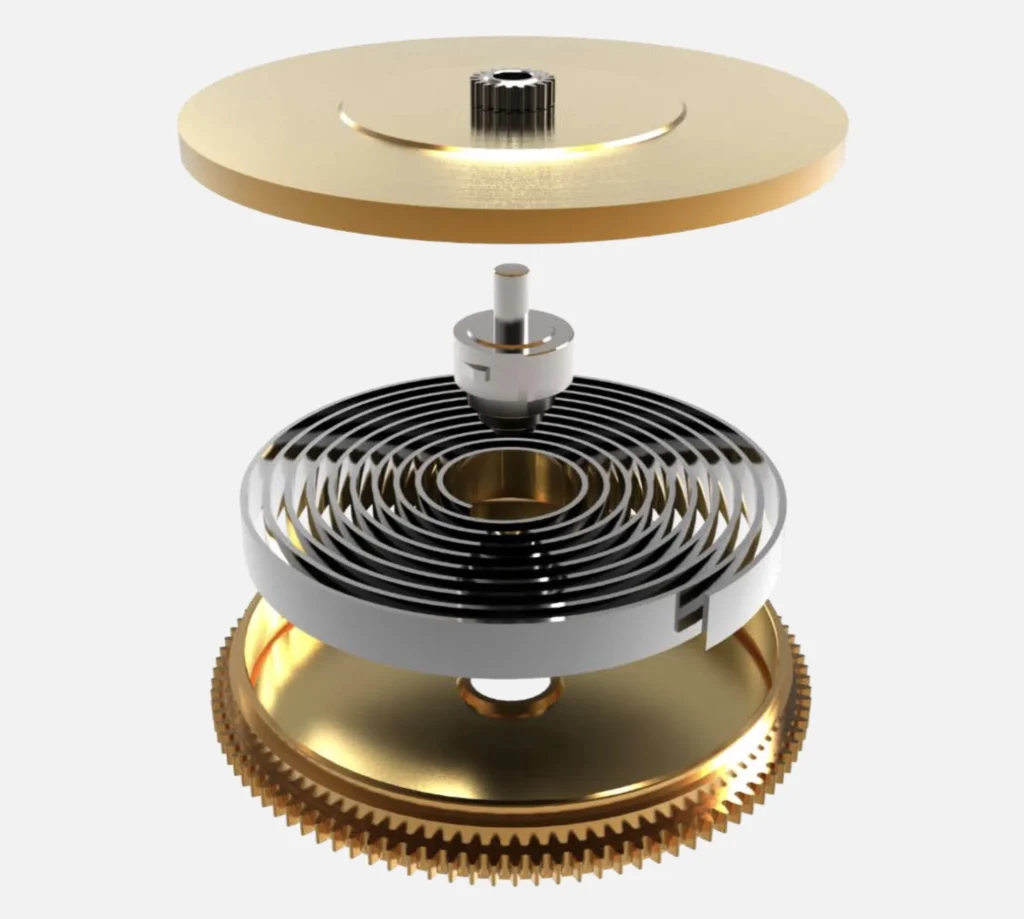Mainspring assembly - Luxury watch repair service in Miami